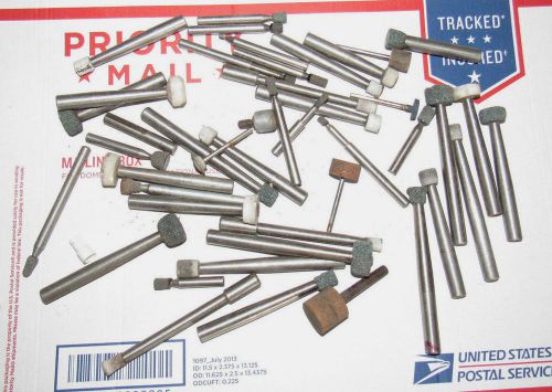 Machinist Tools: Lot of 44 Stones for your Drill, some for Dremmel