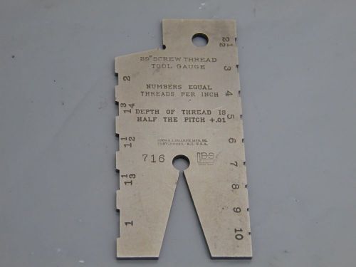 Brown And Sharpe #716 Screw Pitch Gage