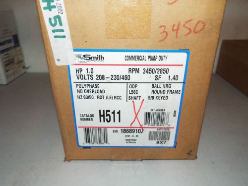 A.o. smith h511 century nema c face commercial pump motor brand new oem..w4 for sale