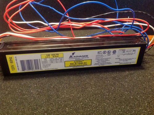 *LOT OF 2 ADVANCE AMBISTAR RELB-1S40-SC RAPID START BALLASTS*