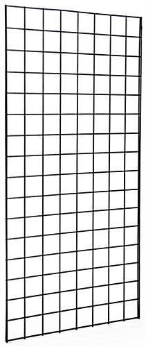 Pack of 3 Gridwall Panels 2x6 BLACK color