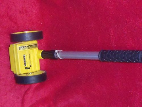 Rolatape rt204 measuring wheel, dual, 1 ft, 4 in dia, yellow for sale