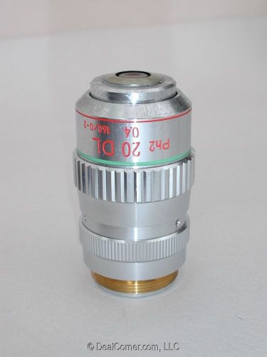 Nikon 20x Ph2 DL Phase Microscope Objective for Labophot, Optiphot. Nice.