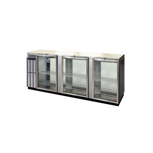 Continental Refrigerator BBUC90-SS-GD-PT Back Bar Cabinet, Refrigerated