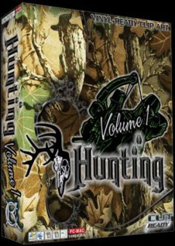 Cut ready clipart vol 1 hunting vector clipart vinyl cutter slgn design for sale