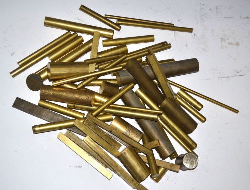 5 LBS Assorted Brass Bar Stock for clockmakers watchmakers Myford Atlas Lathe