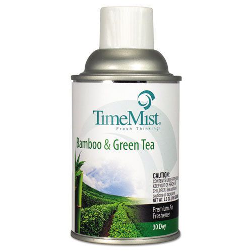 Metered Aerosol Fragrance Dispenser Refill, Bamboo and Green Tea, 6oz Aerosol