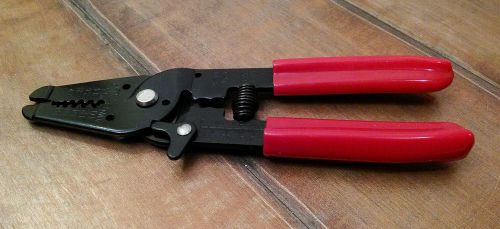 5&#034; crimping tool stripper wire cutter 10 to 18 awg spring loaded hand tool h.d. for sale