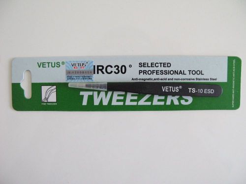 VETUS TS-10 ESD Original Genuine High Quality Anti-static Switzerland Tweezers