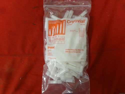 Simport Cryovial T309-2A Polypropylene Vial with Lip Seal Design, Self Standing,