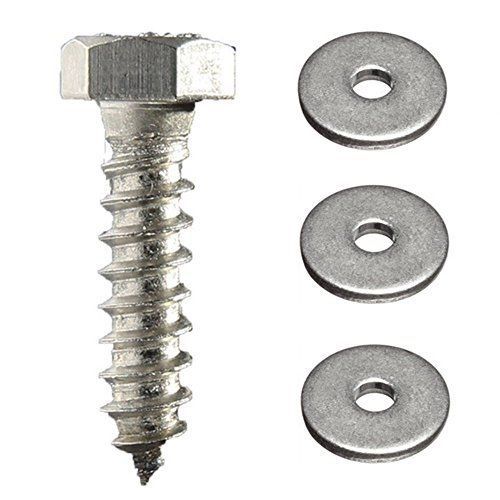 Fastener pro 1/4 x 1-1/2-inch hex head lag screw kit, 18-8 (304) stainless for sale