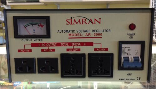 SIMRAN 3000 Watt STEP UP/DOWN Automatic Voltage Regulator Model: AR-3000
