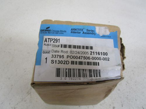 CROUSE-HINDS PLUG REPLACEMENT ATP291 *NEW IN BOX*