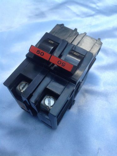 Federal pacific / american 2  pole  50 a , na250 , 240v circuit breaker for sale