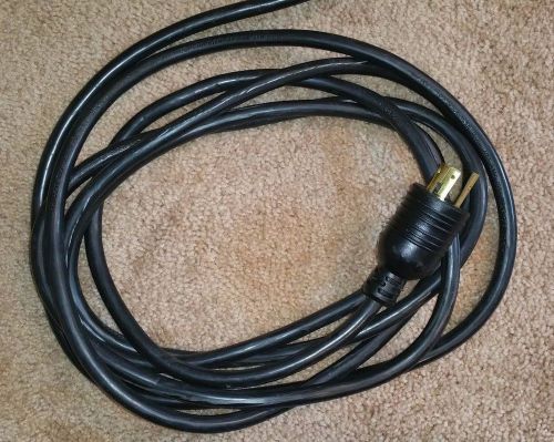 15 foot 20amp 12awgx3c pigtail cord with nema l5-20p plug twist lock for sale