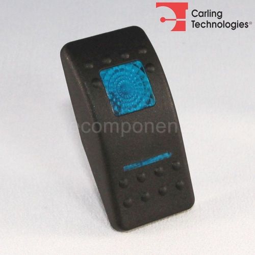Carling Contura II Actuator Horn Black Button Blue Square &amp; Bar Lens
