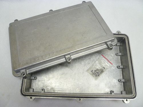 Bud industries nema die cast aluminum box, with emi/rfi shielding ans-3809 for sale