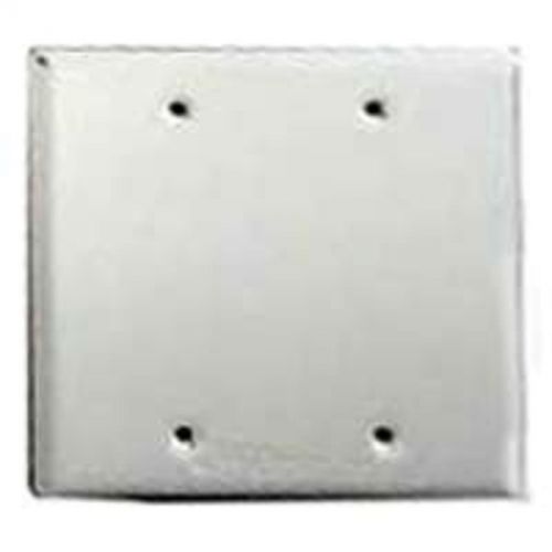 Blank Weatherproof Outlet Cover, 4-1/2&#034; L x 4-1/2&#034; W x 1/8&#034; T, White 5175-1