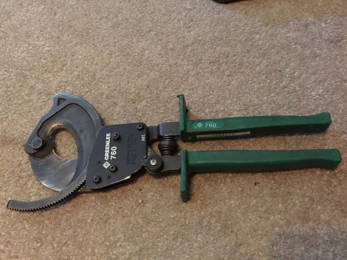 GREENLEE 760 Ratcheting Cable Cutters
