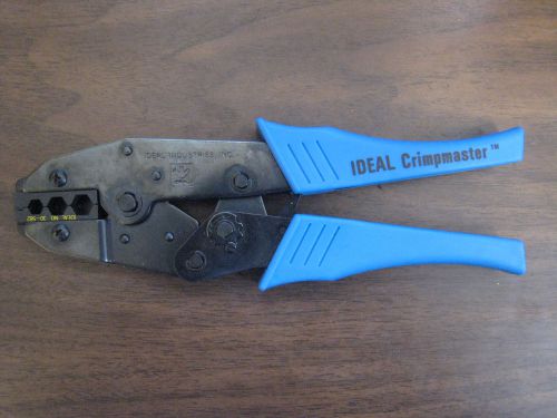 Ideal Crimpmaster 30-582 RG-59 RG-6 F-Connector CATV Cable Fitting Crimper Used
