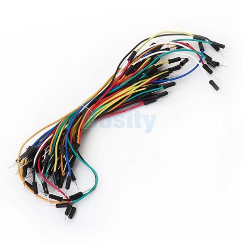 65 pcs Solderless Breadboard Cable Jump Wires Jumper Wire