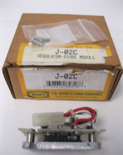 Tb woods ultracon crydom scr regulator diode w/ heatsink j-02c nib for sale