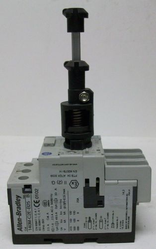 Allen-bradley 1.6-2.5a long switch motor protection circuit breaker 140m-c2e-b25 for sale
