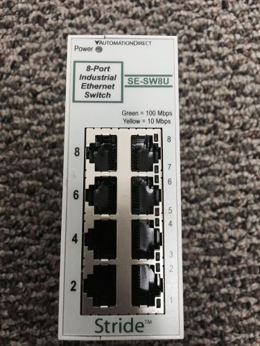Stride SE-SW8U 8 Port Industrial Ethernet Switch Made In USA