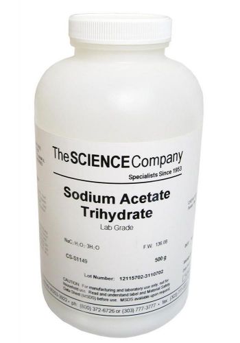Nc-7971 sodium acetate trihydrate, 500g, instant hot ice, hot ice powder for sale