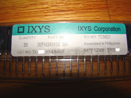 IXYS IXFH26N50 MOSFET N-CH 500V 26A TO-247AD