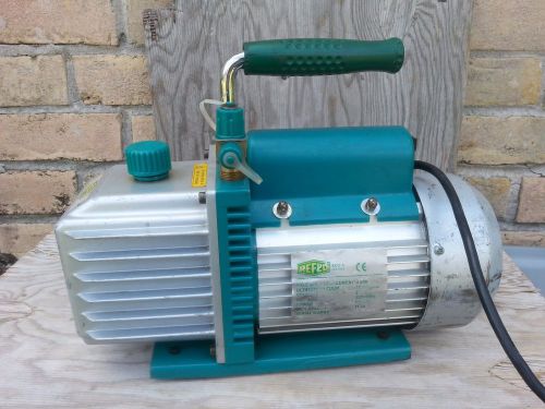 Refco eco5 4667685 5 cfm vacuum pump motor 1/2 horsepower 115 volts microns 25 for sale