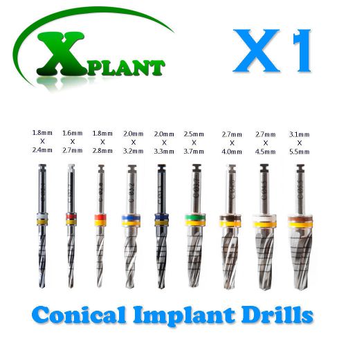 Internally Irrigated Conical Implant Drill, Dental Equipment