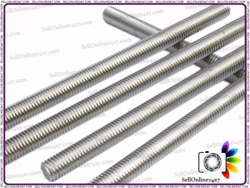 A2 Stainless Steel Full Threaded Rod/Bar/Stud M6 x 500MM Lot Of 45
