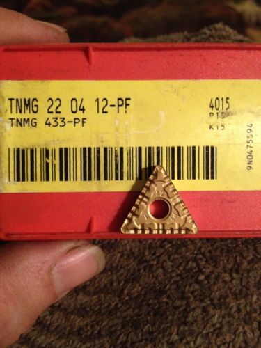 Sandvik coromant tnmg (433) 22 04 12 pm carbide inserts metal lathe turning prof for sale