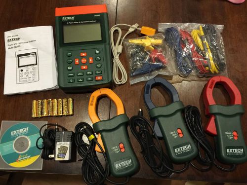 Extech 382095 Power Meter Quality Analyzer Harmonics (3)Phase 1000A PQ3350