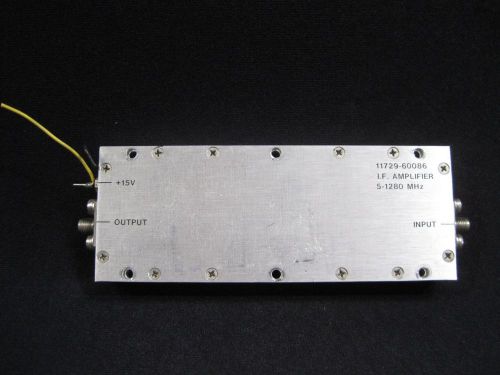 #TM162 HP Agilent 11729-60086 I.F. Amplifier 5-1280MHz