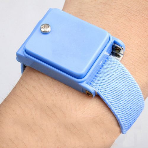 Cordless wireless anti static esd discharge cable band wrist strap slim new for sale