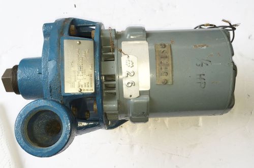 Allis-chalmers pump 761-20996-1-4 model c-1 size 1.5x1.5x5 hp 1/3 ge motor 5k36 for sale