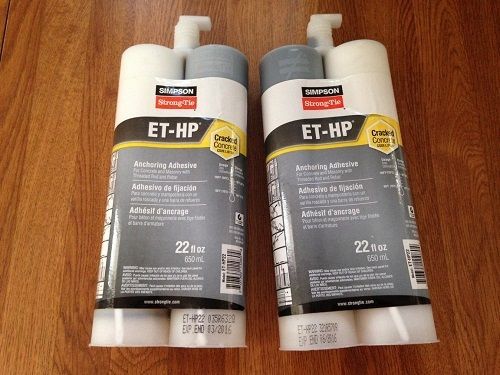 Simpson strong-tie anchor systems et-hp22-g structural anchoring adhesive,22 oz. for sale