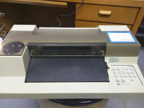 HP 7475A Graphics 6-Pen Plotter includes quick guide manual