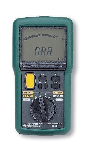 Greenlee 5882 Digital/Analog Multimeter &amp; Case. Nice!