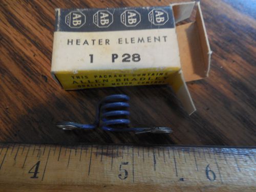 Allen Bradley Heater Elements P28 NIB