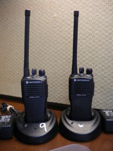 Motorola CP150 VHF 4 Channel Complete Portable Radios