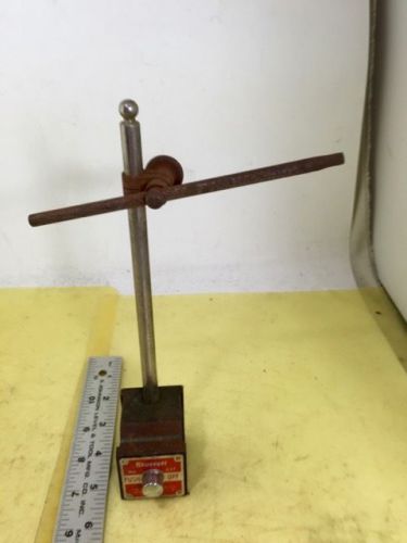 STARRETT MAGNETIC BASE FOR DIAL INDICATOR, #657, + Accessories, NO RESERVE!