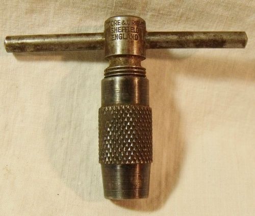 VINTAGE MOORE &amp; WRIGHT T BAR TAP WRENCH
