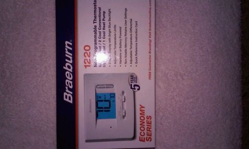 Braeburn 1220 non programmable thermostat NIP Mint Condition