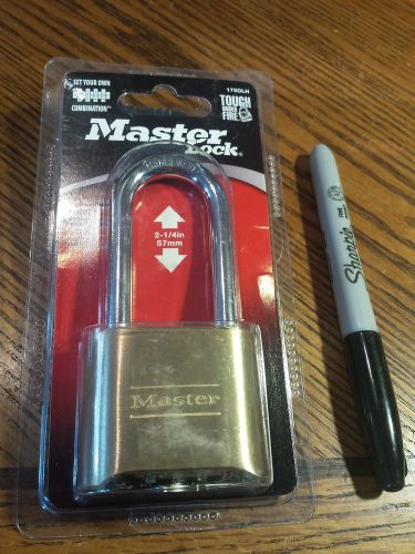 Master Lock, Padlock, 175DLH,  2-1/4&#034;  shackle, set your own combination!,  NEW