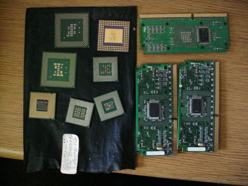 Lot of intel boards (2) pb 679906-001 (1) pb 731069-001 (4) celeron (3) others for sale