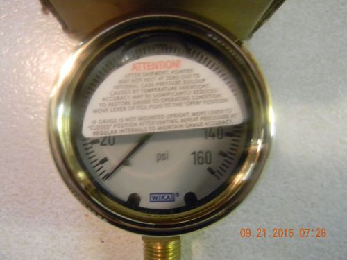 Wika pressure gauge 160psi type 213.40 2.5&#034; #9310703 for sale