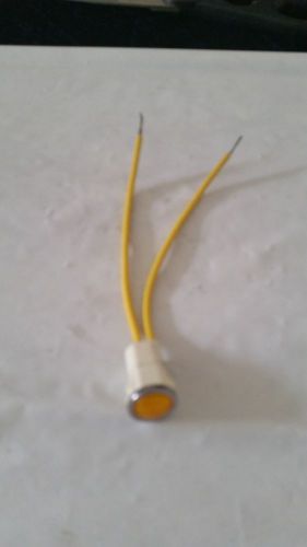 IDI 1090D3 12V 80MA PANEL LAMP INCANDESCENT ASSEMBLY AMBER LOT OF 5
